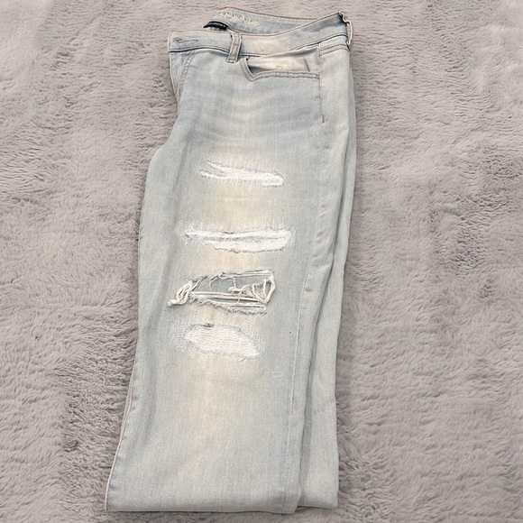 American Eagle Jeggings. super stretch low waist jeans. Size 14 regular women’s. - Picture 2 of 8